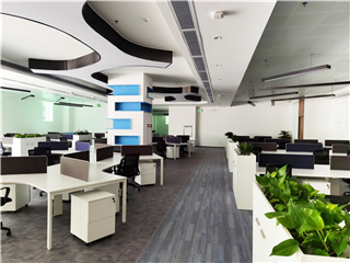 中麒光電辦公區(qū)域裝修工程已完工